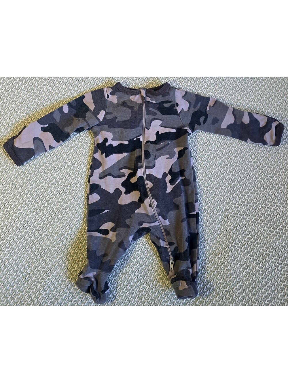 Wonder Nation gray camouflage newborn sleeper